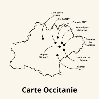 Carte Occitanie 