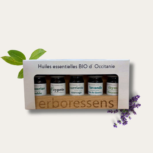 Coffret Huile essentielle BIO d'Occitanie 
