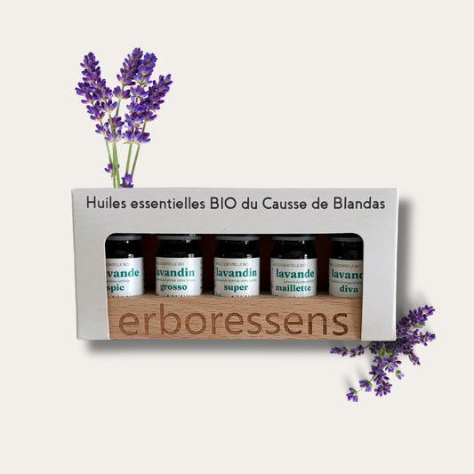 Coffret Huiles essentielles BIO du causse de Blandas
