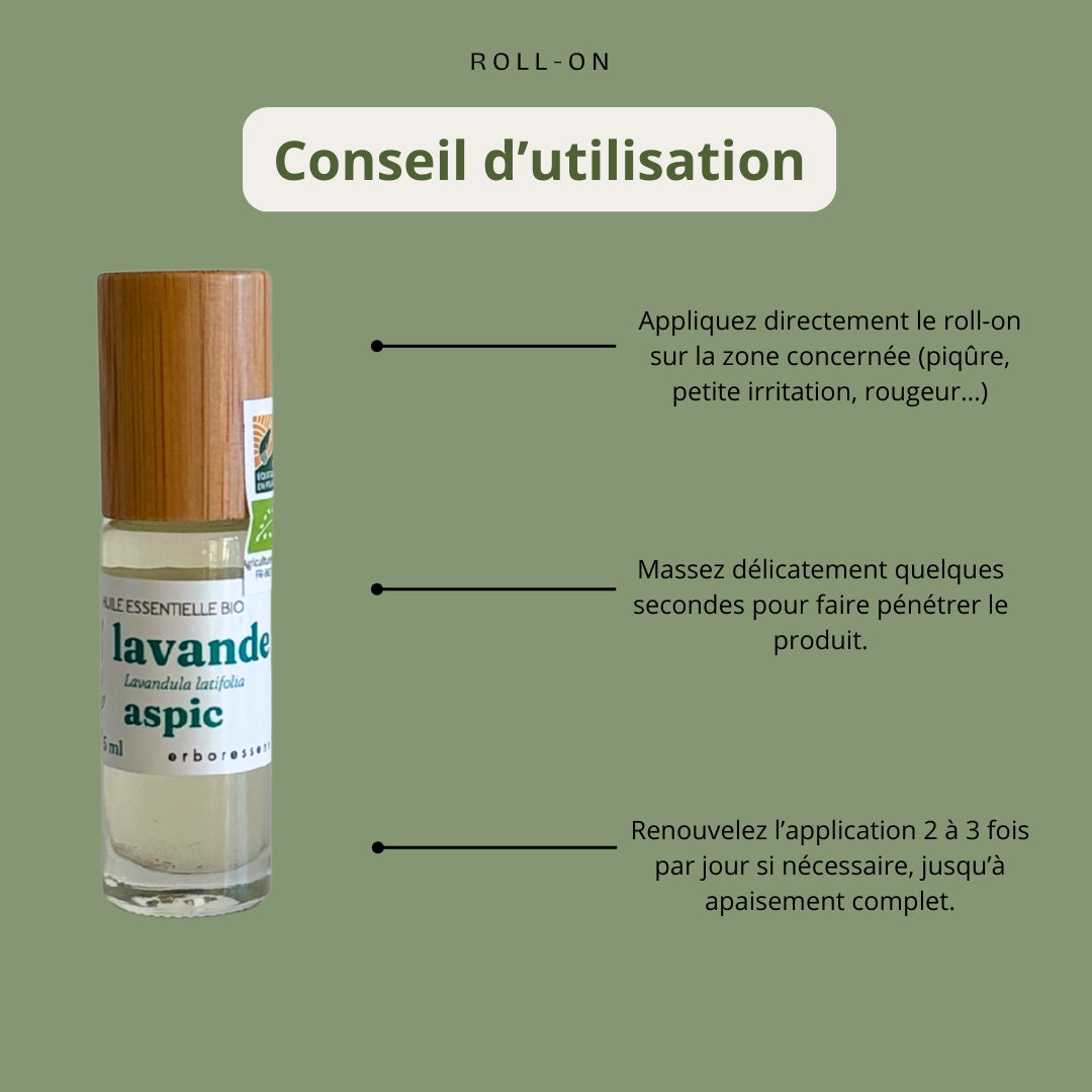 Roll-on aux huiles essentielles Apaisant piqûres