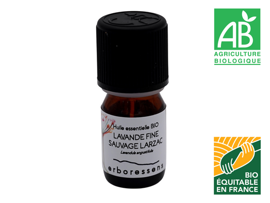 Huile essentielle BIO Lavande fine sauvage du Larzac 5mL